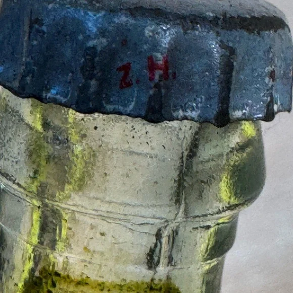 Cute Mini Coca Cola Vintage 3 inch Green Glass Bottle Metal Cap Rare - Picture 9 of 9